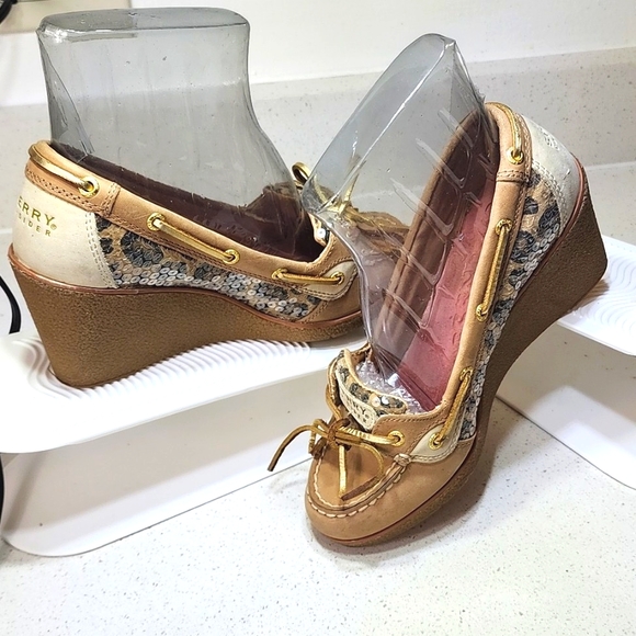 Sperry Top Sider Leather Women's Wedges Size 7 1/2 - Picture 7 of 13